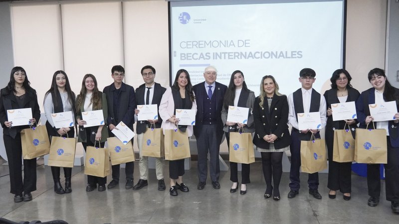Universidad Central de Chile celebra la entrega de Becas Internacionales 2024