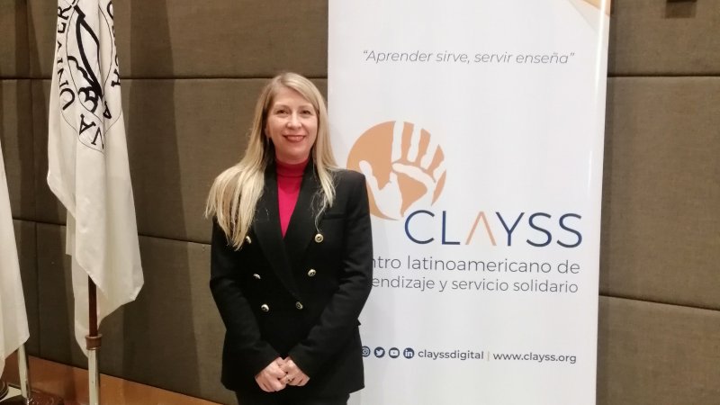 Profesora Andrea Durán expuso en Seminario Internacional sobre Aprendizaje y Servicio Solidario