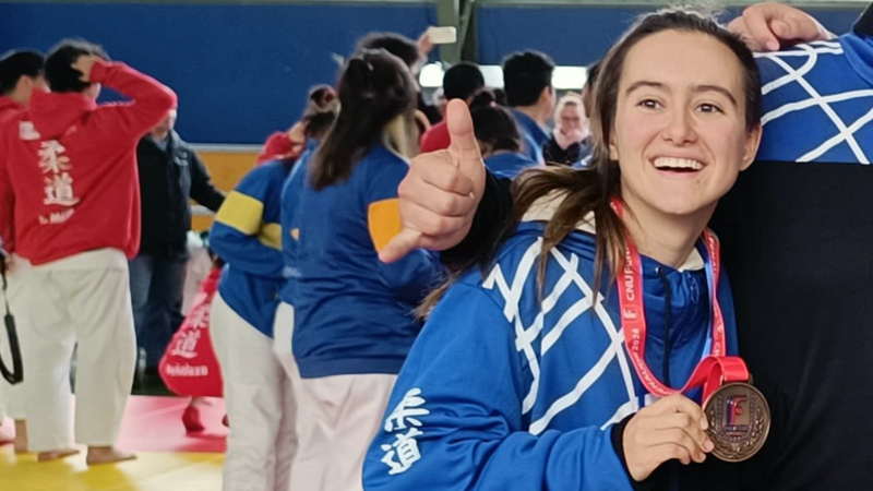 La estudiante del mes: Sonia Martínez, desde Madrid hasta el tatami