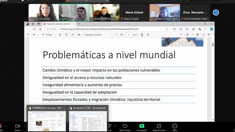 Académicos abordaron los ODS y la crisis climática en jornada latinoamericana de Trabajo Social