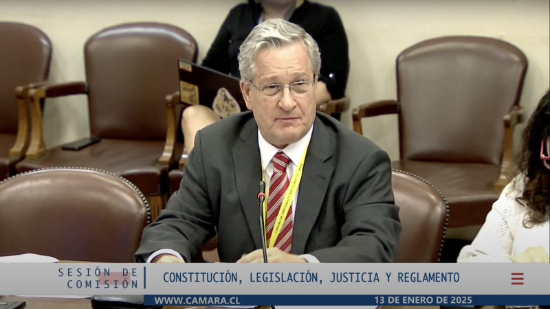 Profesor Marco Antonio Sepúlveda expuso en la Comisión de Constitución de la Cámara de Diputados