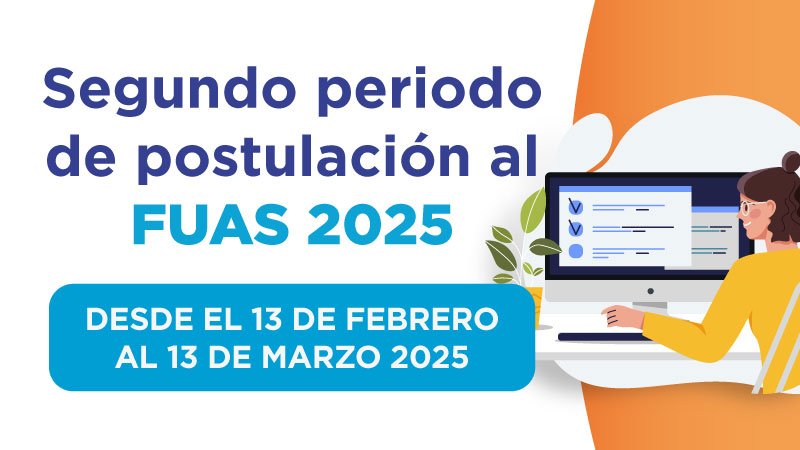 Segundo periodo de postulación a beneficios estudiantiles 2025